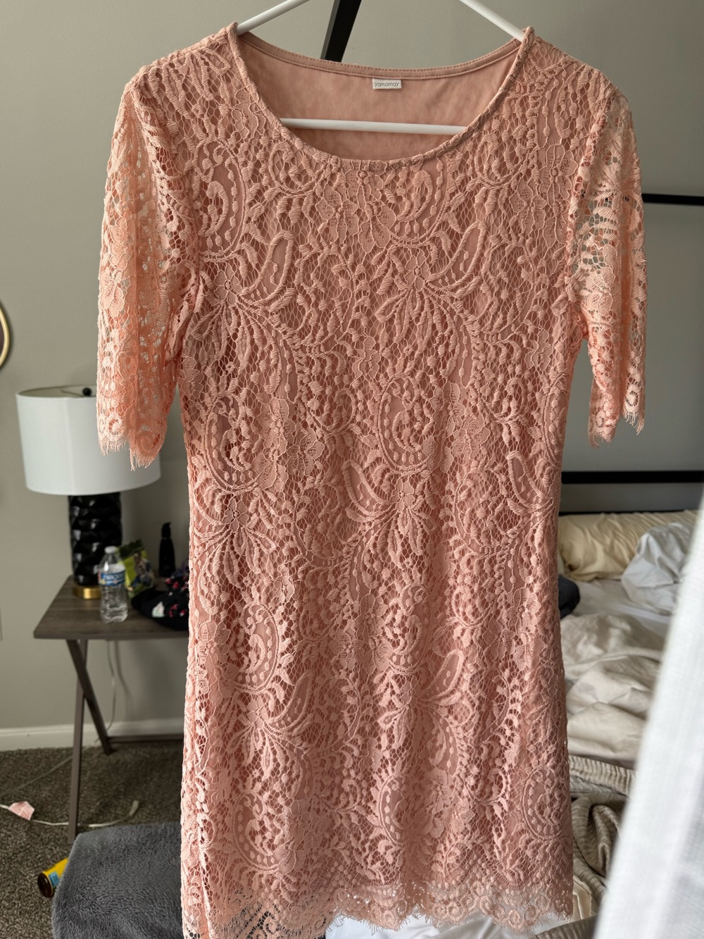 Yamamay Italian Lace Overlay Slip Dress Coquette Boho